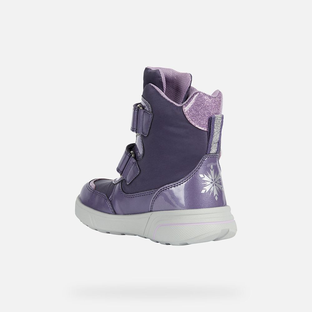 Botins Geox Menina Roxo - Sveggen Abx - WMABL7503